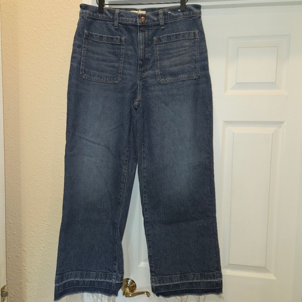 Madewell Emmett Wide-Leg Jeans, Size 31